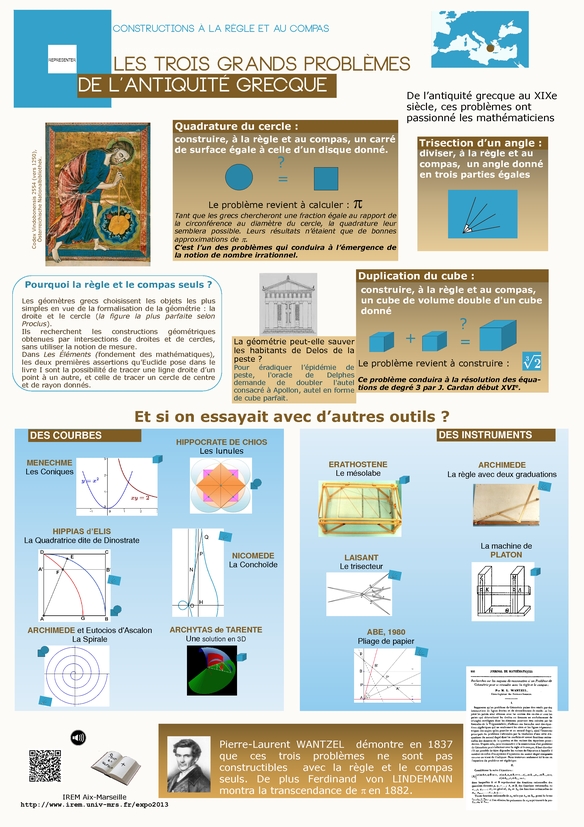 Trois grands probl�mes de l'antiquit�